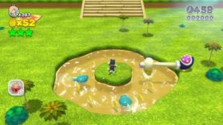 Super Mario 3D World World Flower5  Sprawling Savanna Rabbit Run Rosalina [upl. by Jacob261]