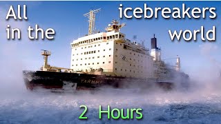 Worlds Biggest Powerful Giant Icebreaker Ships [upl. by Atiuqcir]