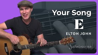 How to play Your Song by Elton John Guitar Lesson SB407 [upl. by Blynn56]