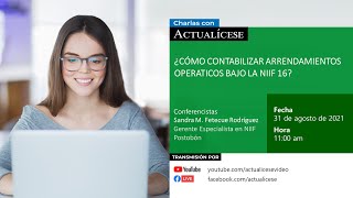 Contabilización de arrendamientos operativos bajo NIIF 16 [upl. by Rubia171]