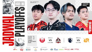 🔴 LIVE  MPL ID S14  Playoffs Hari 3  Bahasa Indonesia [upl. by Brigitte]