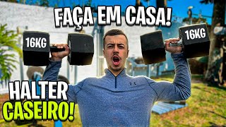 COMO FAZER HALTER CASEIRO EM CASA GASTANDO POUCO [upl. by Airt]