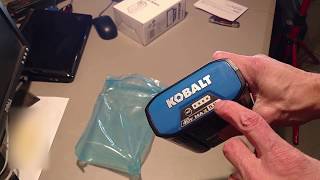 Unboxing Kobalt 40v 5 Amp Hour Battery Season 5 [upl. by Anaerb]