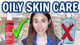 BEST DRUGSTORE OILY SKIN CARE ROUTINE 🛍 DERMATOLOGIST DrDrayzday [upl. by Stilwell797]