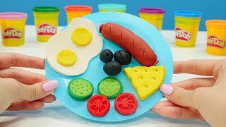 El desayuno de play doh Cocina divertida Vídeo infantil [upl. by Gronseth]