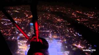 London City VLM Fokker 50 goaround featuring ground laser attack [upl. by Nnylamme]