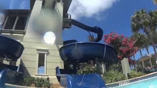 Riding the waterslide at Nocatee Water Park [upl. by Budge]