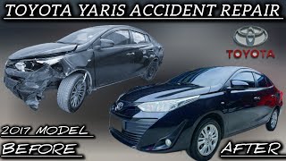 Toyota Ki Yaris Ka Hua Accident Aur Humne Isko Kiya Ful Repair RafiUk04 [upl. by Efram]