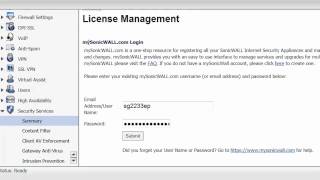 How to Upgrade or Install a SonicWALL License [upl. by Arrad]