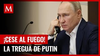 Putin ordena al ejército ruso un cese al fuego en Ucrania por Navidad ortodoxa [upl. by Ramal]