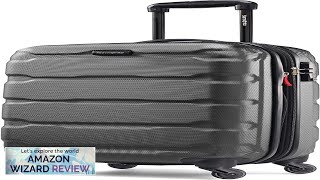 Samsonite Omni PC Hardside Expandable Luggage with Spinner Wheels CarryOn 20Inch Black Review [upl. by Aicatsue]