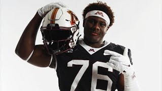 Providence Academy Football Standout Abu Tarawallie Commits to Minnesota [upl. by Jamal]