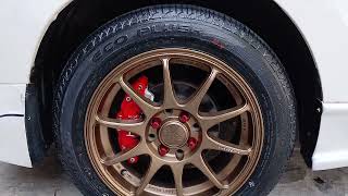 Sigra Ganti Velg Hsr Ring 15 Type Indy velg tkb hsrwheel [upl. by Zealand]