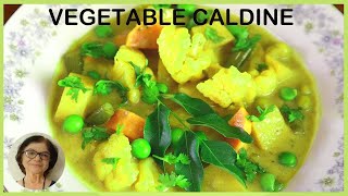 Creamy Goan Caldin  Vegetable Caldine Recipe  Goan Caldin Curry  Easy vegan curry recipe [upl. by Porche385]