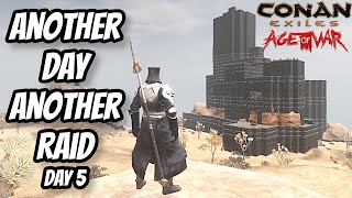 DAY 5 on a PvP Server  Conan Exiles [upl. by Gennie631]