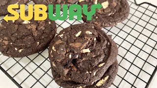 Subway Double Chocolate Chip Cookies [upl. by Berey848]