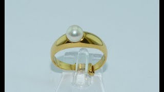 Handmade Ring in pure gold 24 carats [upl. by Attenaej]