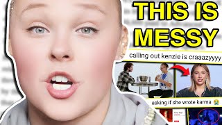 JOJO SIWA GETS MESSIER calling out kenzie  ex gf drama [upl. by Odnolor]