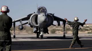 Marine Corps Aircraft AV8B Harrier II [upl. by Nerine]