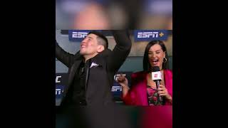 Moreno’s reaction was priceless 💰 UFC277 [upl. by Mcgee581]