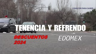 Pago de tenencia y refrendo en el EDOMEX beneficios 2024 [upl. by Adikam248]