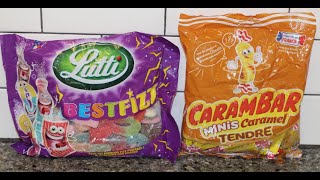 Lutti Bestfizz amp Carambar Minis Caramel Tendre Review [upl. by Bish]