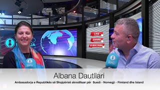 Radio Rilindja Norway intervista Albana Dautllari Ambasadore [upl. by Nisay]