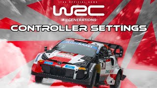 WRC Generations  BEST Controller Settings [upl. by Norrahc710]