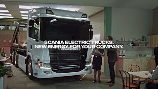 Nauja energija Jūsų verslui įdarbinkite elektrinį „Scania“ sunkvežimį [upl. by Elvie]