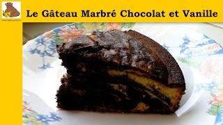 Le gâteau marbré chocolat et vanille recette rapide et facile HD [upl. by Rother]