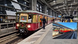 Die historische SBahn Berlin ist wieder unterwegs Weihnachtszug 2023 [upl. by Fisk]