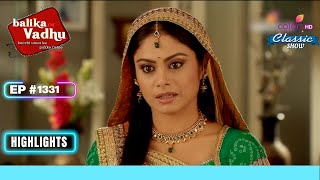 Shiv ने Anandi के संदेह को दूर करने की कोशिश की  Balika Vadhu  बालिका वधू  Highlight  Ep 1331 [upl. by Stella488]