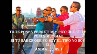 el animal letra  barbaro fines y su mayimbe [upl. by Ahsil]