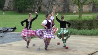 Broadsword by Kelso Lynella Highland dancing school at Thiron Gardais France on May 14th [upl. by Campney]