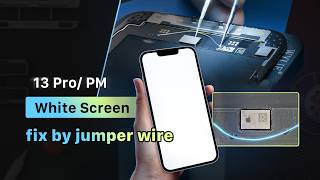 A Common Solution to iPhone 13 ProPro Max White and Green Screen Jumping Wire [upl. by Nalliuq]