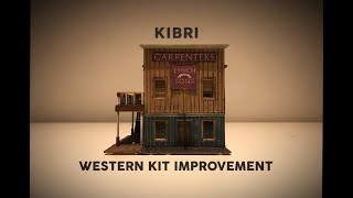 Scratch Building a Balcony Extension for a Kibri Model Kit [upl. by Stimson]