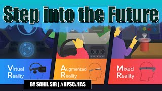 Virtual Reality vs Augmented Reality vs Mixed Reality  News Makers UPSC 202425 [upl. by Felicio884]