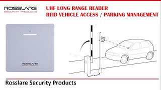 RFID VEHICLE ACCESS CONTROL  RFID PARKING MANAGEMENT  UHF LONG RANGE READER  RFID TAGS [upl. by Itsrik]