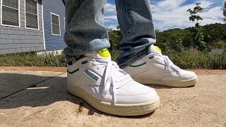 Reebok Club C 85 Pump  Citron  Two Classic Sneakers Combined  Great Pair for Summer 🌞 [upl. by Pope]