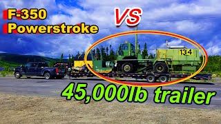 Ford F350 REAL MAX Towing TESTED Powerstroke GETS STUCK On STEEP Grade We didnt make it up [upl. by Aenyl]