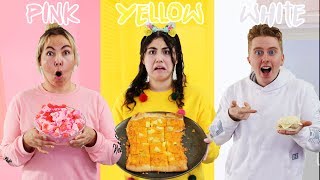 USE ONLY ONE COLOR TO COOK CHALLENGE [upl. by Tnecniv44]