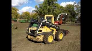 1988 New Holland L553 skid steer for sale  sold at auction November 13 2013 [upl. by Obediah]