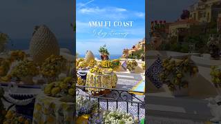 The Perfect 5 day Amalfi Coast Itinerary travel italy amalficoast [upl. by Conlin]