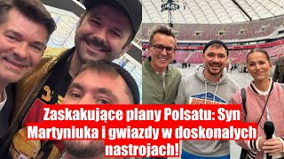 Za kulisami Polsatu Syn Martyniuka i gwiazdy w doskonałych nastrojach Co się szykuje [upl. by Ettesil]