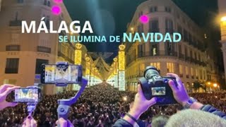 Málaga se ilumina de Navidad [upl. by Adlev]