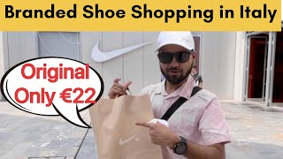 Cheapest Branded Shoes shopping in Italy  Scalo Milano Outlet  Shopping in Italy [upl. by Einwahs]