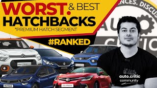 Top 5 worst hatchbacks cars  Baleno Glanza Punch C3 Altroz punch autocritic baleno [upl. by Anyal]