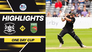 Leicestershire beat Gloucestershire by four wickets  One Day Cup Highlights [upl. by Nedmac]