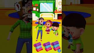 চিন্টু সাবান খেয়ে নিলো  Bangla cartoon Mojar golpo shorts [upl. by Krusche]