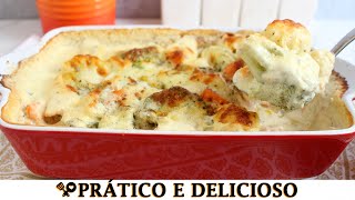 LEGUMES GRATINADOS COM QUEIJO  RECEITAS QUE AMO [upl. by Okikuy205]